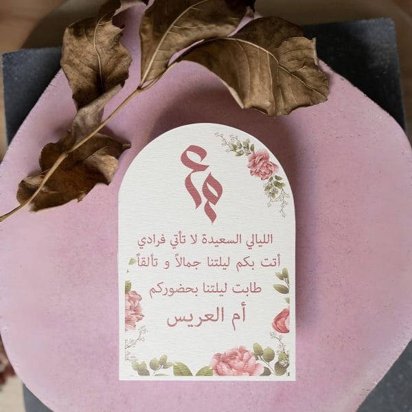 بطاقة دعوة زواج رجال